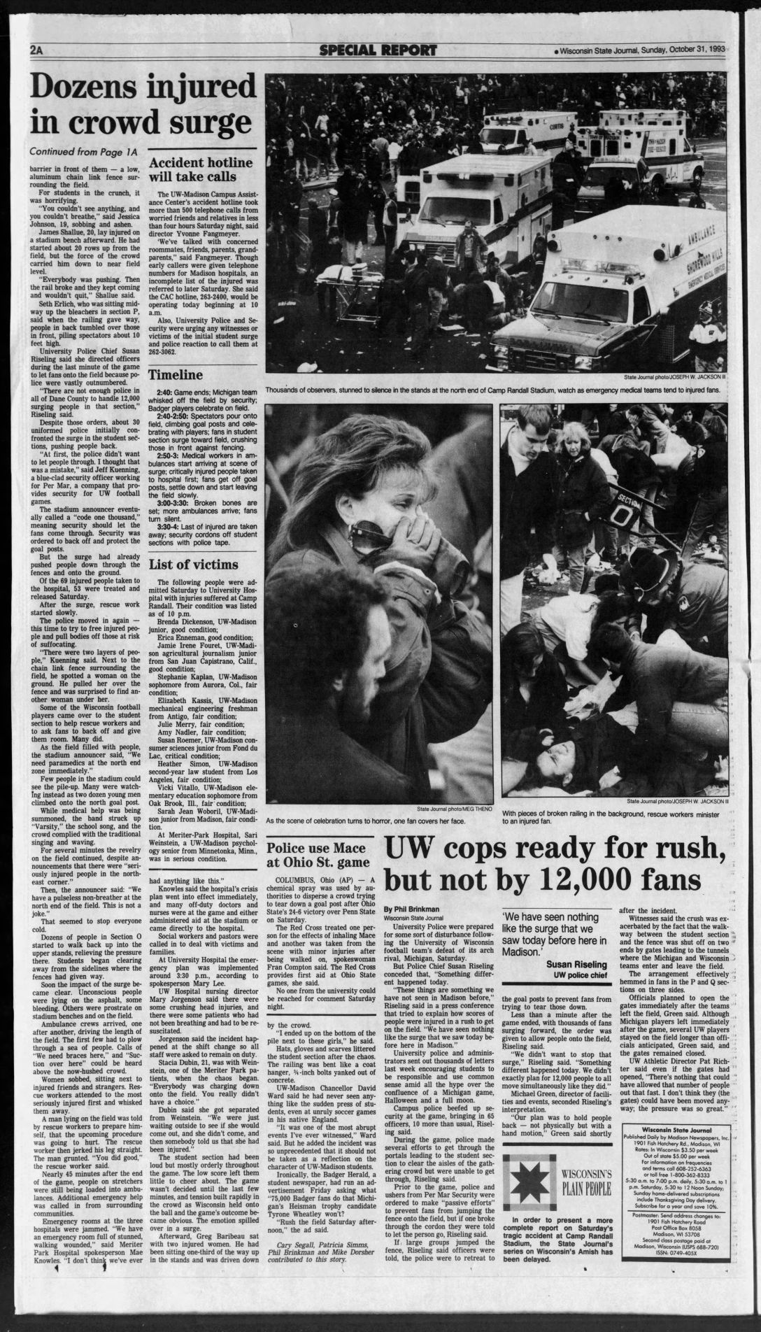 State Journal Oct. 31, 1993, Page 2A